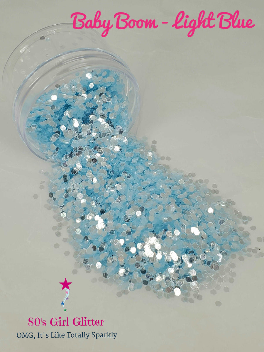 Baby Boom Collection - Glitter - Peach Glitter - Blue Glitter