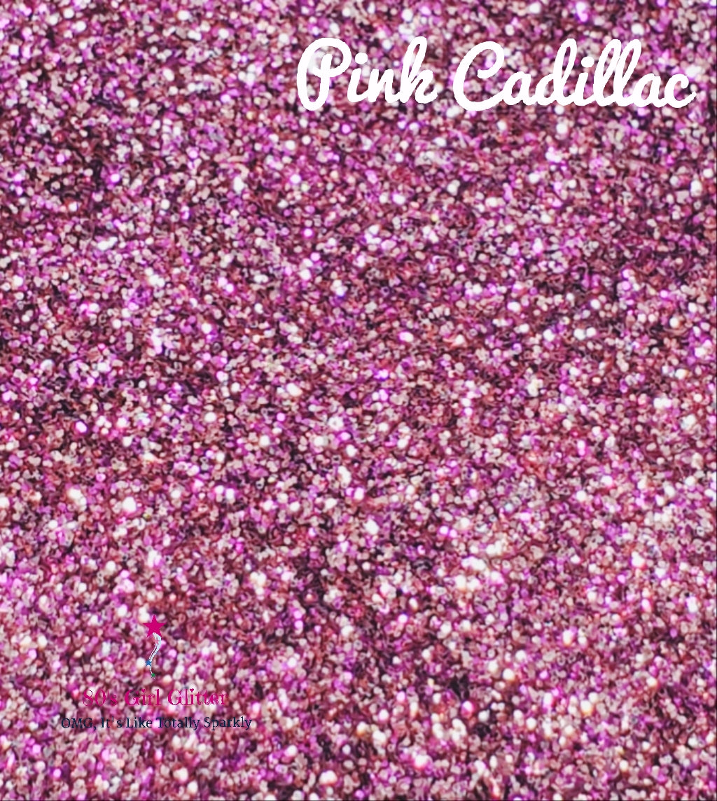 Pink Cadillac - Glitter - Pink Glitter - Mauve Pink Glitter – 80's Girl  Glitter