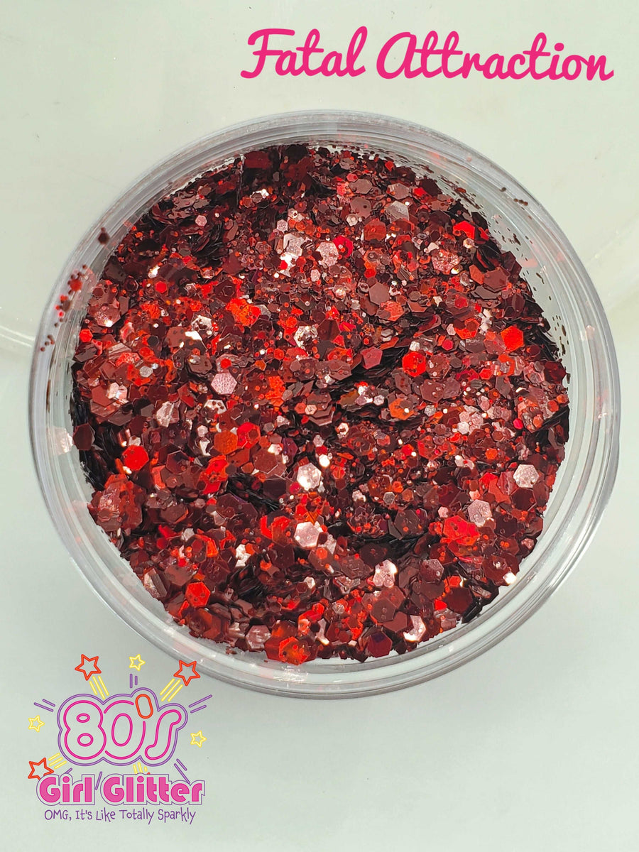 Chunky Glitter - Red - .75 ounce