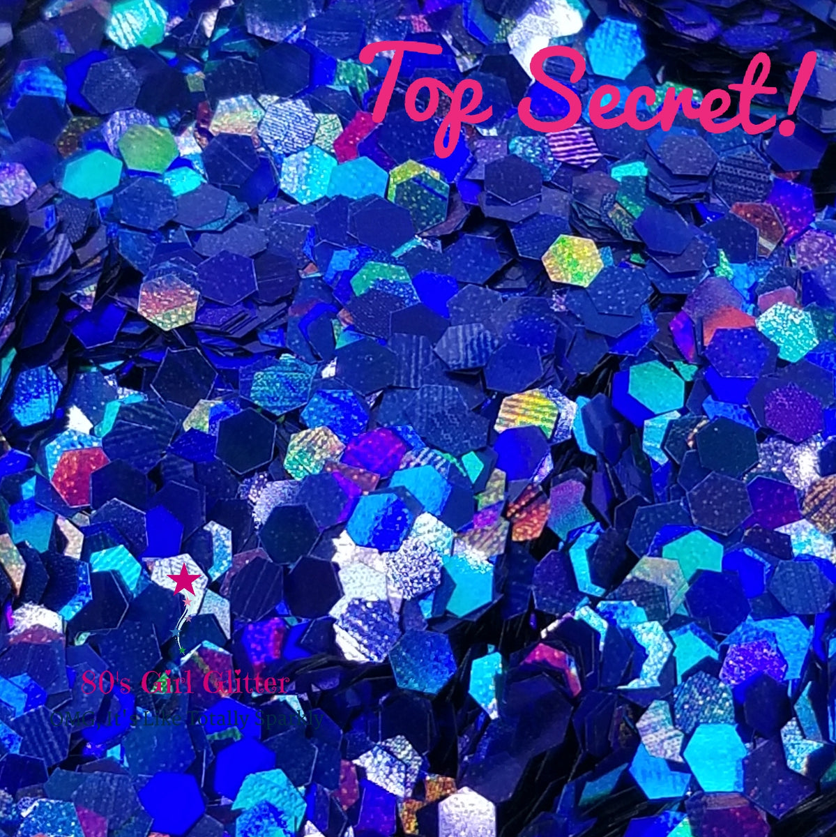 WarGames - Glitter - Blue Glitter - Blue Holographic Glitter Mix - Loo –  80's Girl Glitter