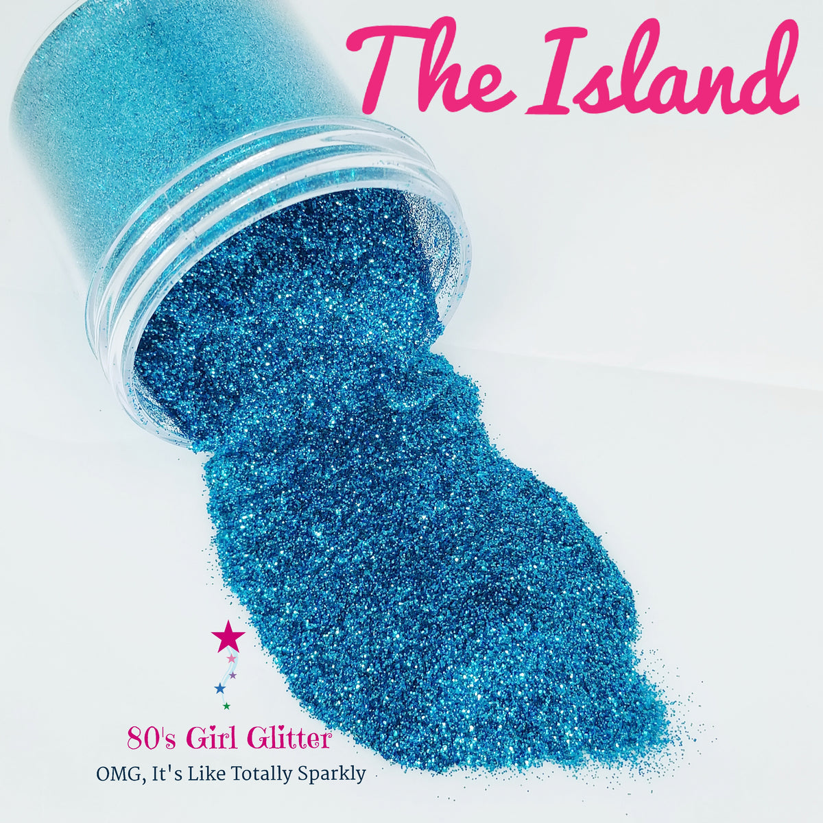 The Island - Glitter - Blue Glitter - Deep Turquoise Ultra Fine