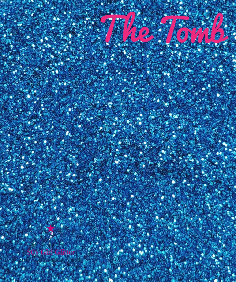 The Tomb - Glitter - Pacific Blue Ultra Fine Glitter - Tumbler