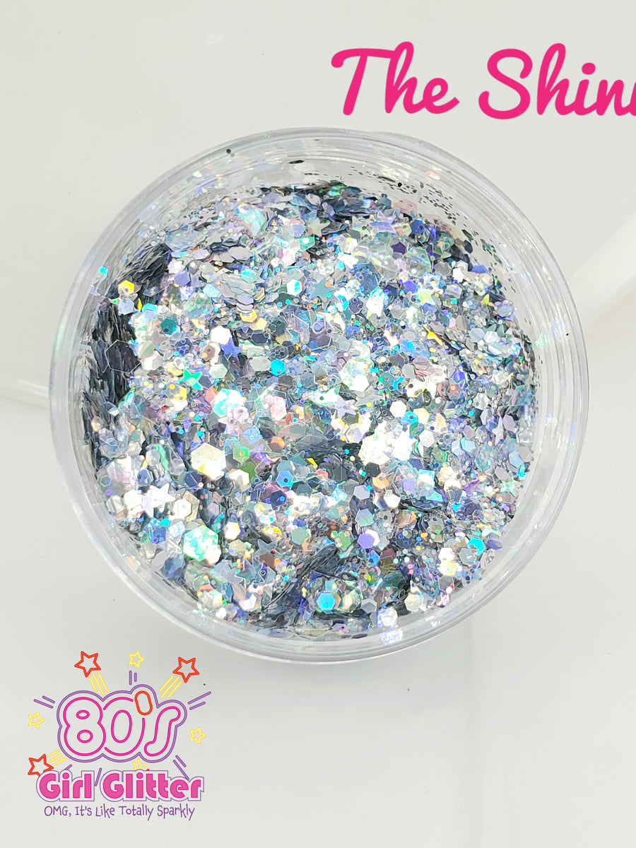 The Shining - Glitter - Silver Glitter - Silver Holographic Chunky