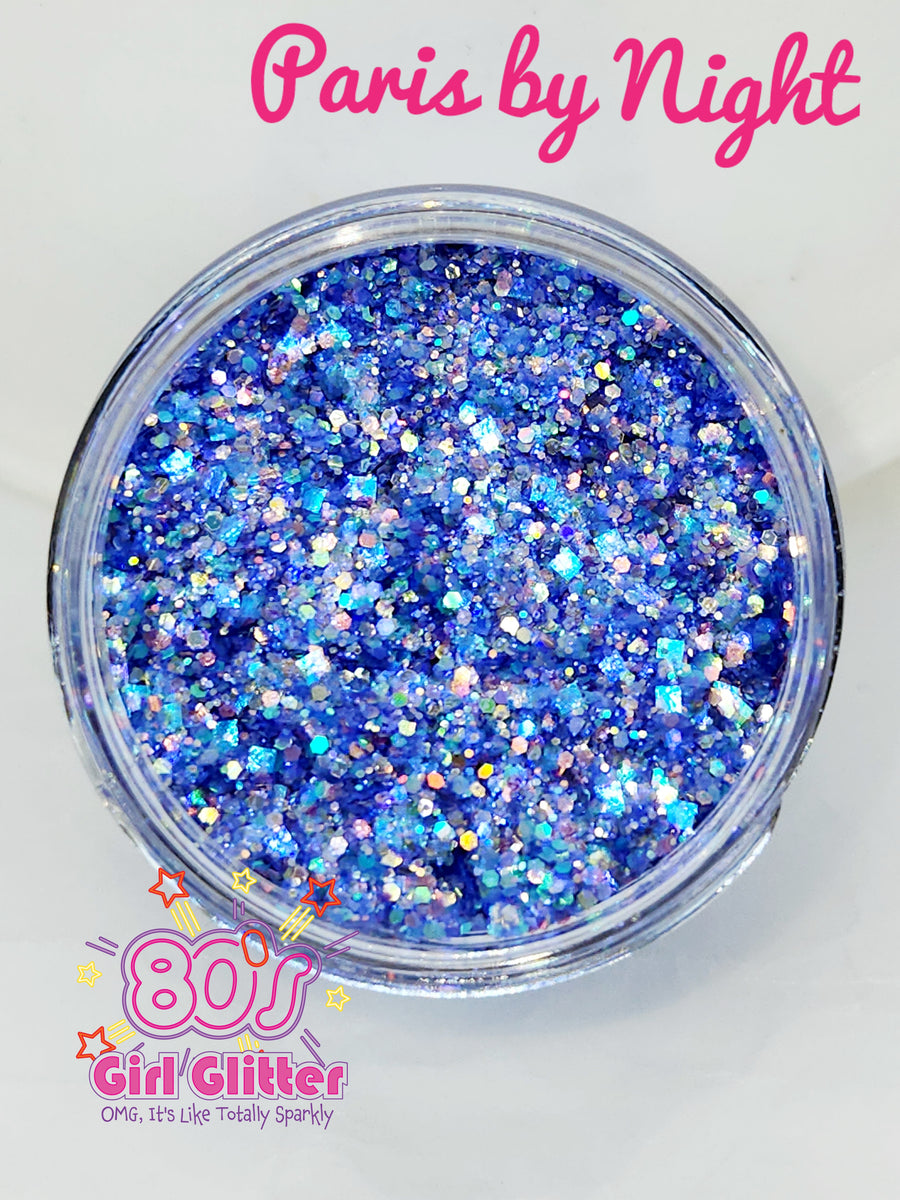 The Big Blue - Glitter - Cobalt Blue Chunky Glitter - Glitter for Tumb –  80's Girl Glitter