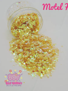 Motel Hell - Glitter - Yellow Chunky Iridescent Glitter - Yellow Glitter for Tumblers