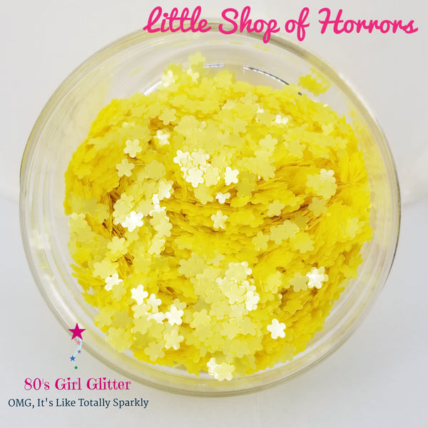 Little Shop of Horrors - Glitter - Glitter Shapes - Pearlescent Flower Shaped Glitter