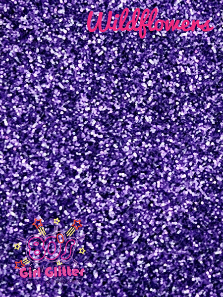 Wildflowers - Glitter - Purple Glitter - Pearlescent Glitter