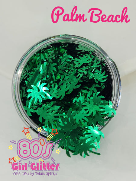 Palm Beach - Glitter - Glitter Shape - Palm Tree Glitter Shape