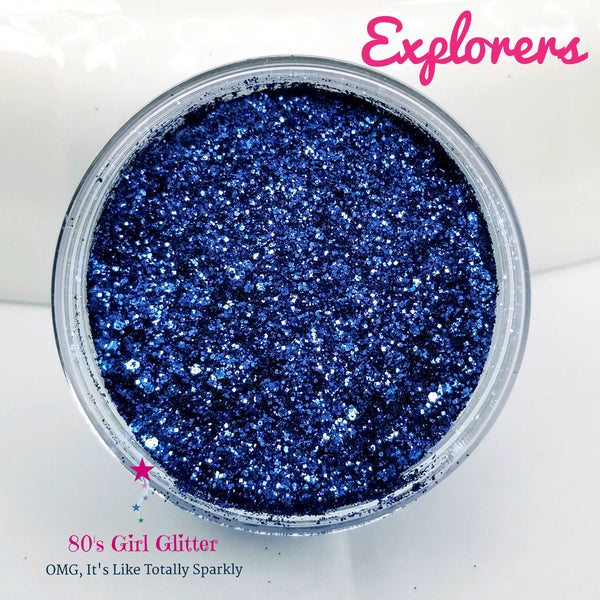 Explorers - Glitter - Blue Glitter - Blue Glitter Mix