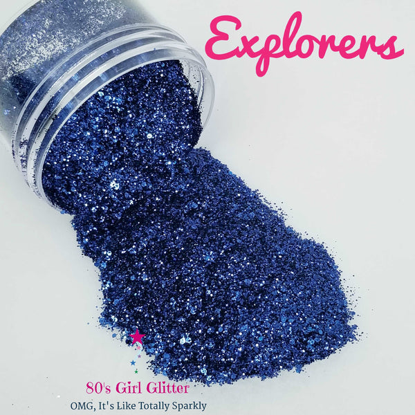 Explorers - Glitter - Blue Glitter - Blue Glitter Mix