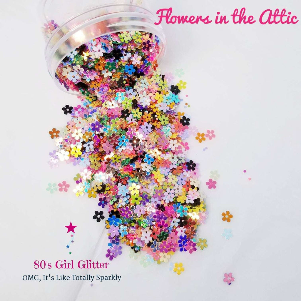 Flowers in the Attic - Glitter - Glitter Shapes - 3-D Holographic