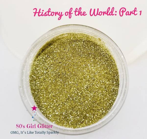 History of the World: Part I - Glitter - Gold Glitter - Yellow Gold Metallic Ultra Fine Glitter