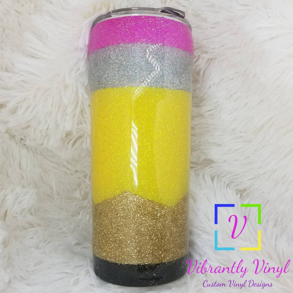 The Teachers Collection - Pencil Cup Glitter Set