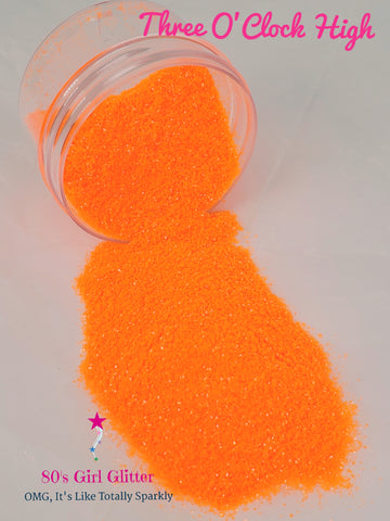 Three O'Clock High - Glitter - Neon Orange Ultra Fine Glitter - Tumbler Glitter