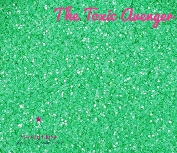 The Toxic Avenger - Glitter - Neon Green Ultra Fine Glitter - Resin Glitter - Nail Glitter