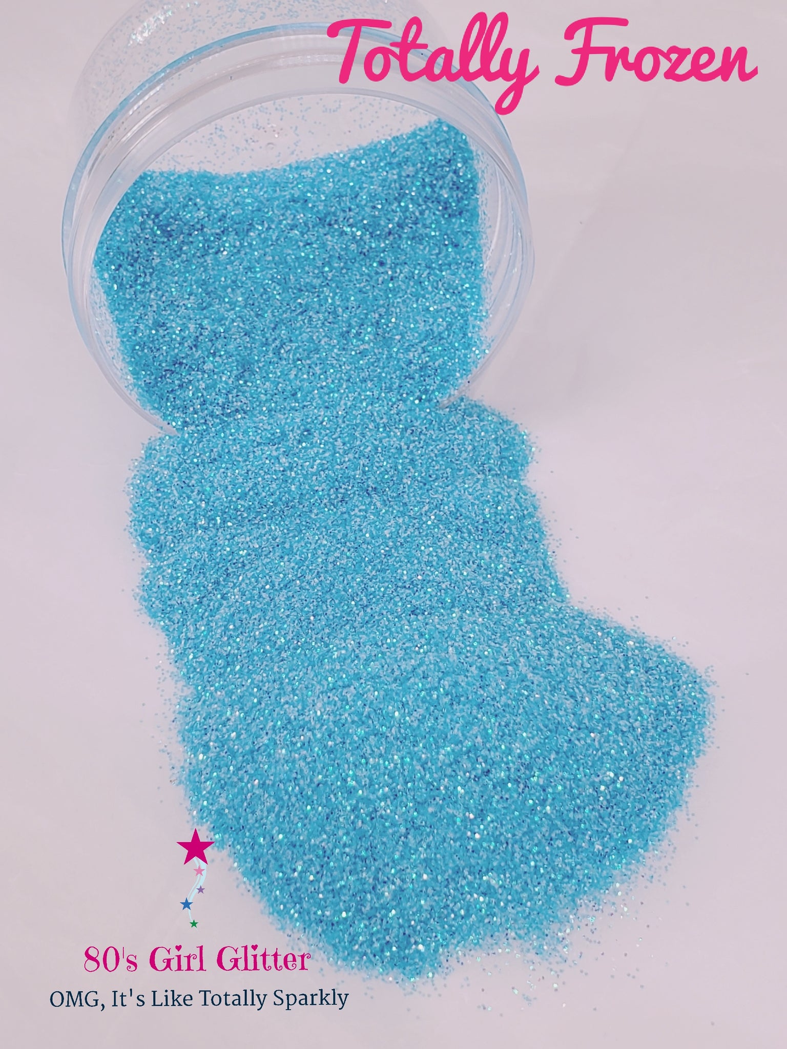 Frozen Blue Edible Glitter Shapes