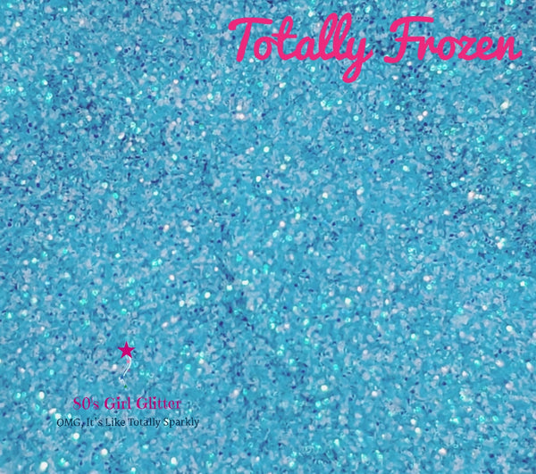 Totally Frozen - Glitter - Blue Glitter - Icy Blue Ultra Fine Glitter - Tumbler Glitter