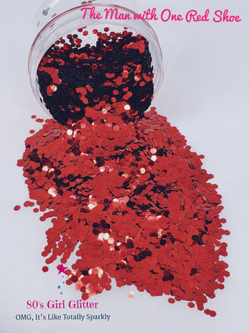 The Man with One Red Shoe - Glitter - Red 2mm Chunky Metallic Glitter