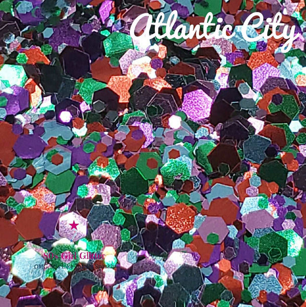 Atlantic City - Glitter - Hexagon Glitter Mix