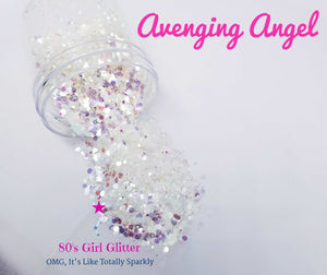 Avenging Angel - Glitter - Purple Opalescent Chunky Glitter - 80's Girl Glitter