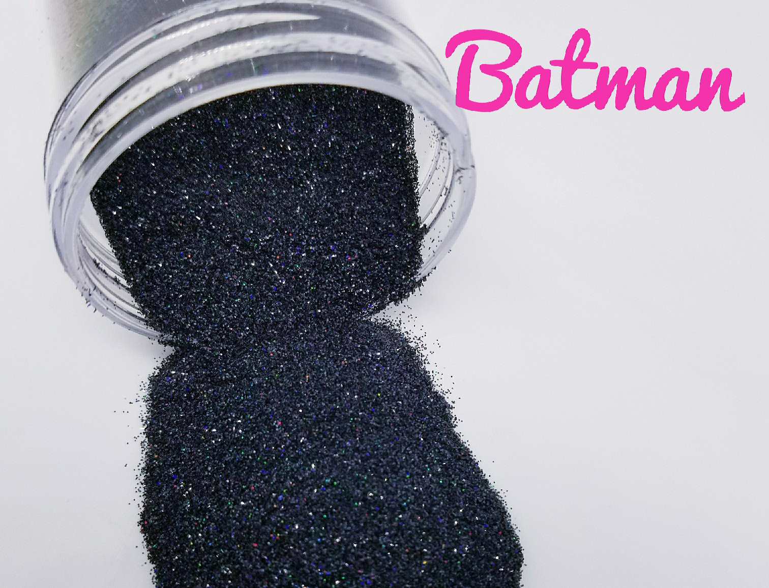 Batman - Glitter - Black Holographic Glitter - Ultra Fine Glitter