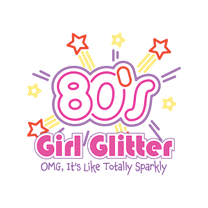 80's Girl Glitter Gift Card