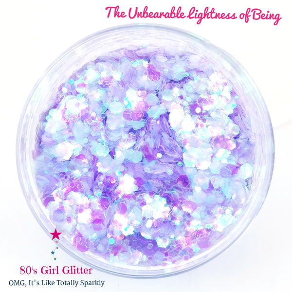 The Unbearable Lightness of Being - Glitter - Purple Glitter - Light Purple Translucent Glitter Mix