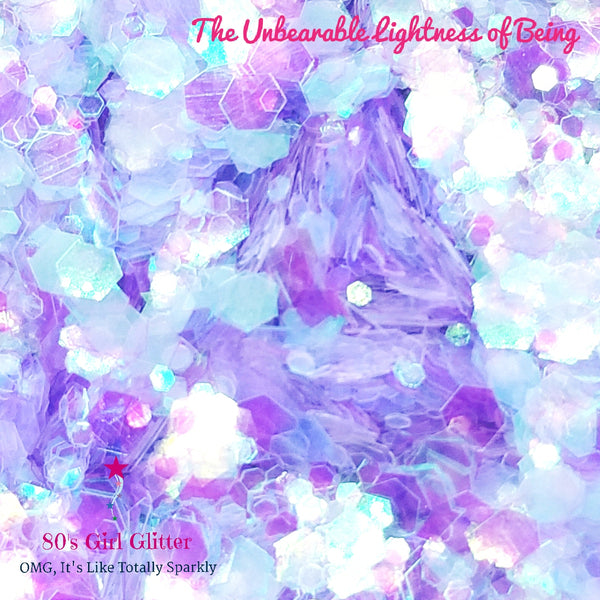 The Unbearable Lightness of Being - Glitter - Purple Glitter - Light Purple Translucent Glitter Mix