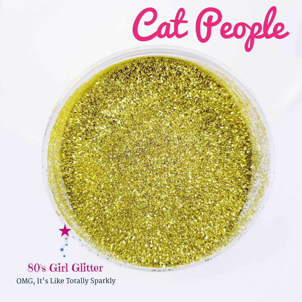 Cat People - Glitter - Yellow Glitter - Golden Yellow Ultra Fine