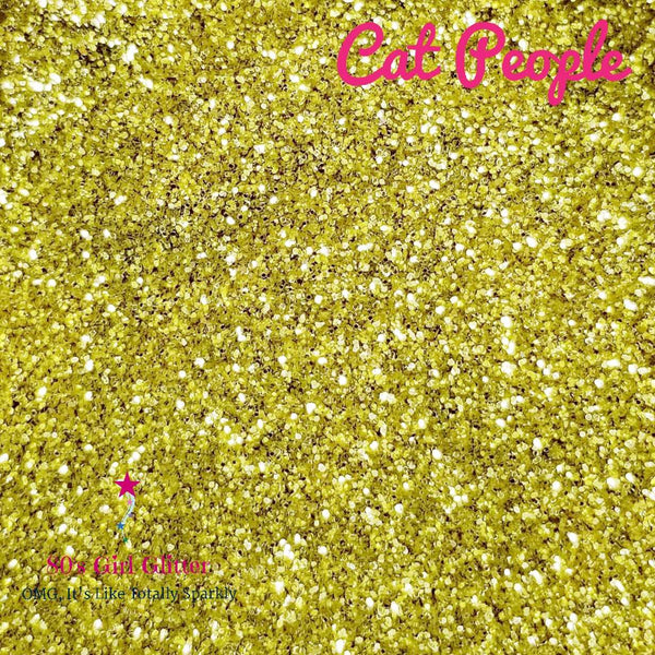 Cat People - Glitter - Yellow Glitter - Golden Yellow Ultra Fine Glitter