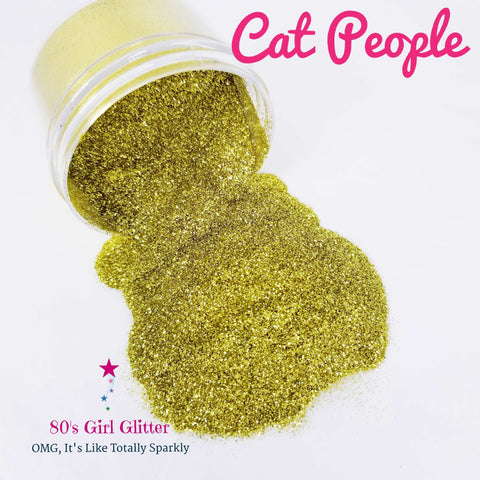Cat People - Glitter - Yellow Glitter - Golden Yellow Ultra Fine Glitter