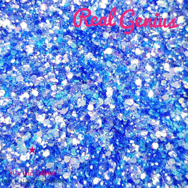 Real Genius - Glitter - Royal Blue Color Shifting Chunky Mix