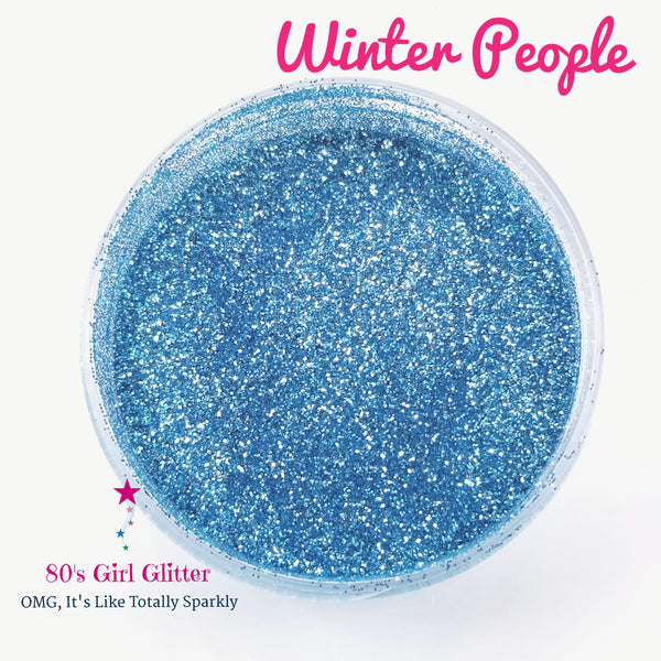 Winter People- Glitter - Blue Glitter - Sky Blue Metallic Ultra Fine Glitter