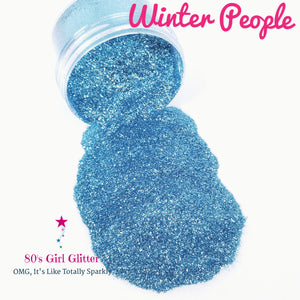 Winter People- Glitter - Blue Glitter - Sky Blue Metallic Ultra Fine Glitter