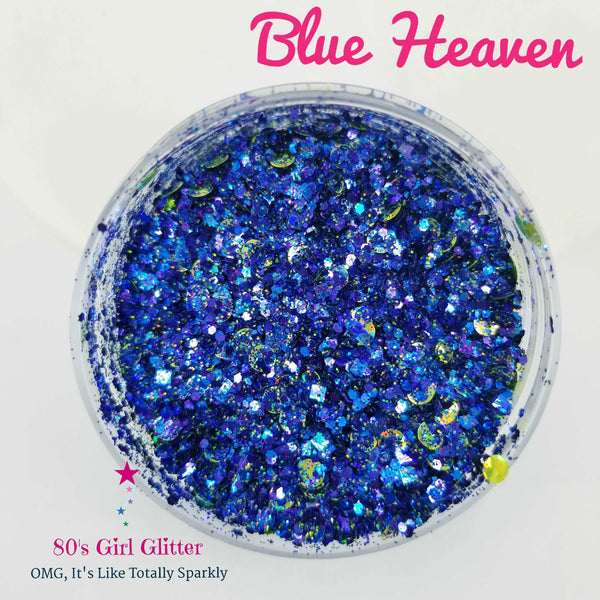 Blue Heaven - Glitter - Blue Glitter - Custom Blue Glitter Mix