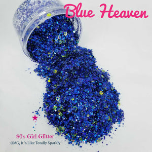 Blue Heaven - Glitter - Blue Glitter - Custom Blue Glitter Mix
