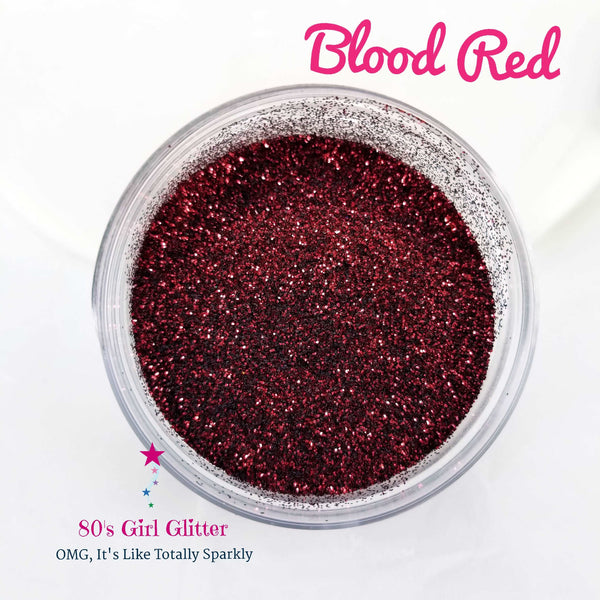 Blood Red - Glitter - Maroon Red Ultra Fine Glitter