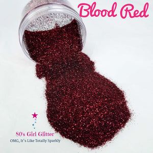 Blood Red - Glitter - Maroon Red Ultra Fine Glitter