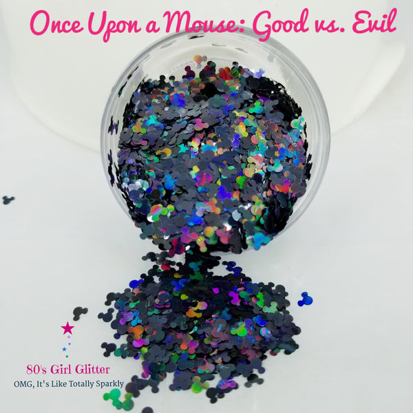 Once Upon a Mouse: Good vs. Evil - Glitter - Glitter Shapes - Mickey Glitter