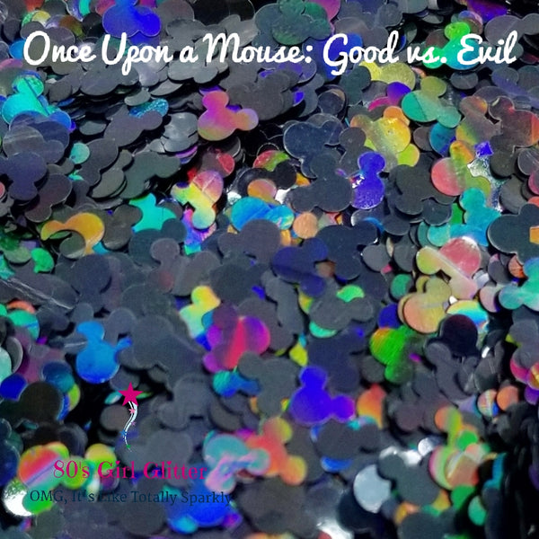 Once Upon a Mouse: Good vs. Evil - Glitter - Glitter Shapes - Mickey Glitter