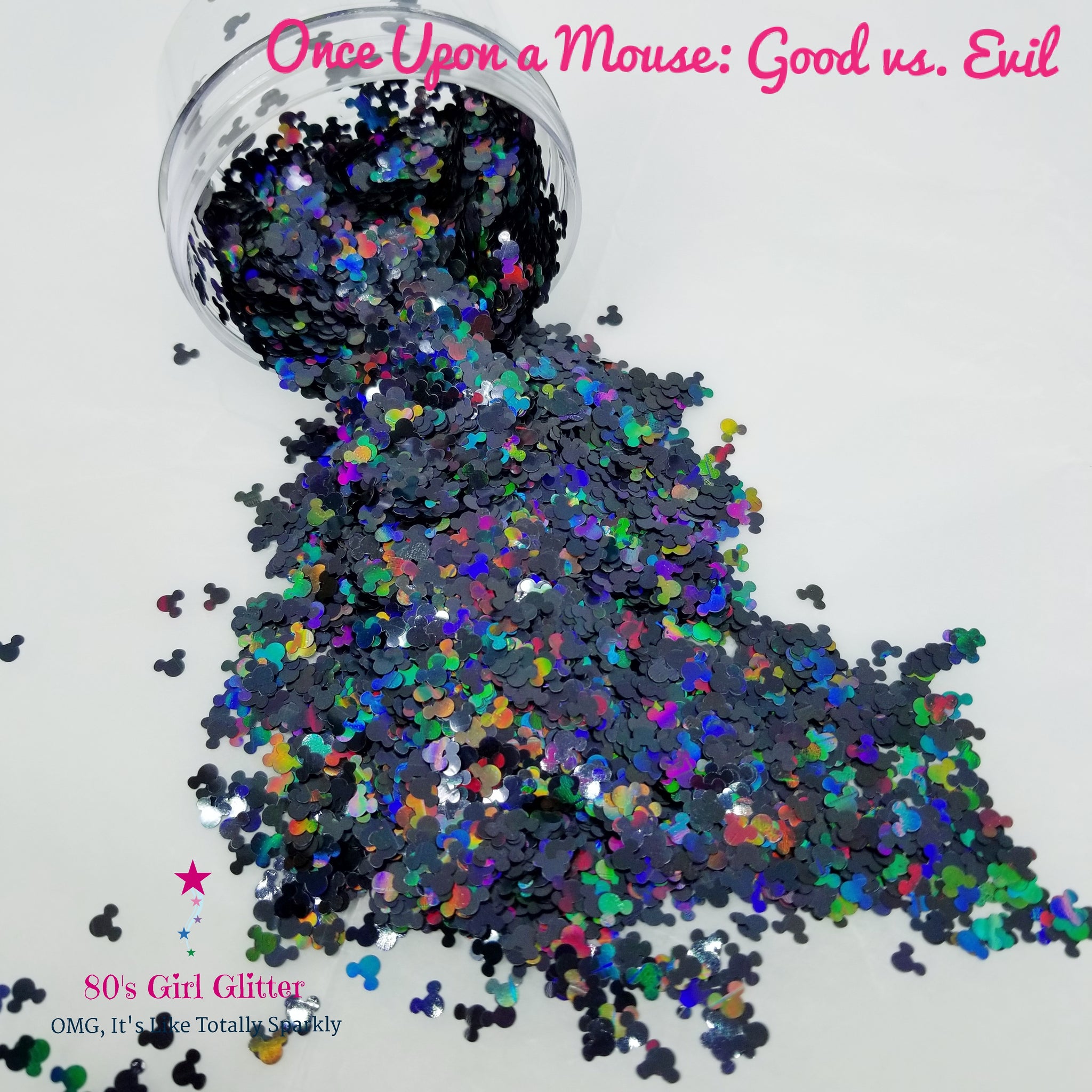 Once Upon a Mouse: Good vs. Evil - Glitter - Glitter Shapes - Mickey Glitter