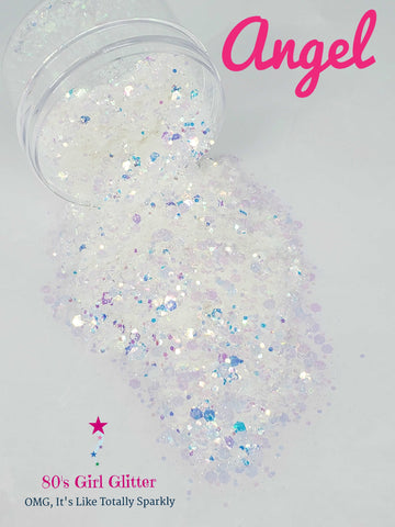 Angel - Glitter - White Iridescent Glitter Mix