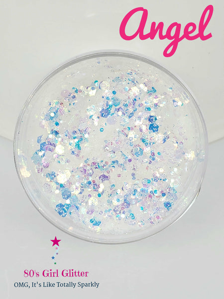 Angel - Glitter - White Iridescent Glitter Mix