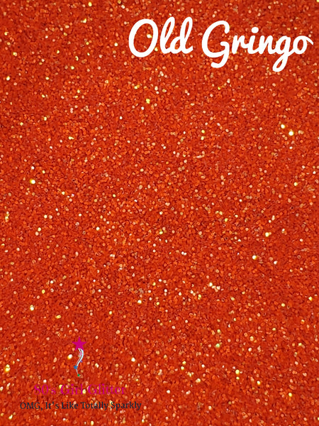 Old Gringo - Glitter - Orange Glitter - Fire Orange Pearlescent Glitter