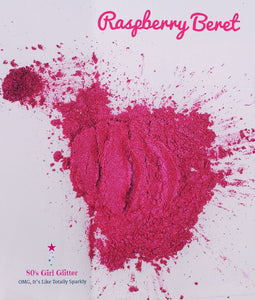 Raspberry Beret - Mica - Raspberry Pink Mica