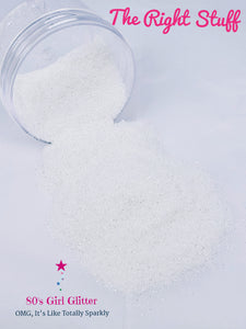 The Right Stuff - Glitter - White Ultra Fine Glitter - Tumbler Glitter - Resin Glitter