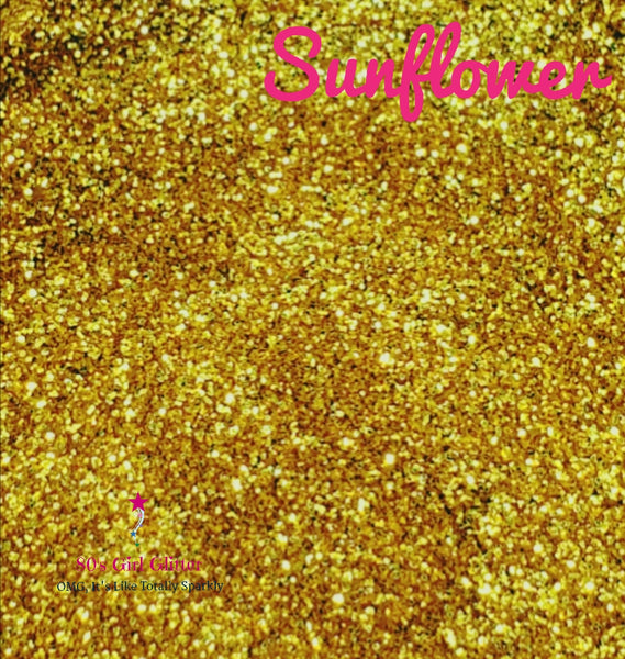 Sunflower - Glitter - Gold Glitter - Golden Yellow Ultra Fine Glitter