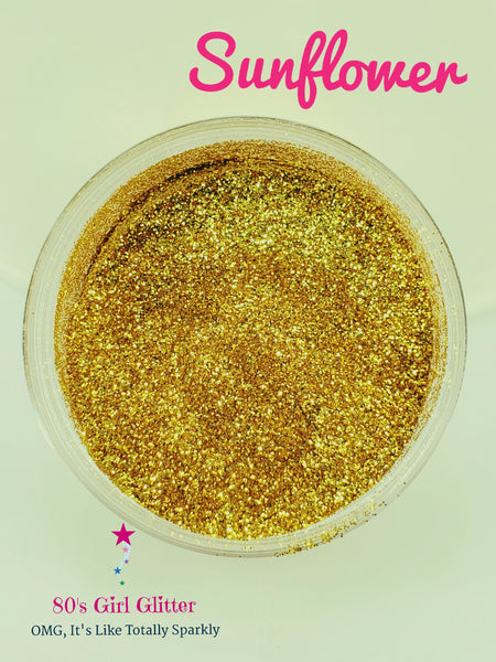 Sunflower - Glitter - Gold Glitter - Golden Yellow Ultra Fine Glitter