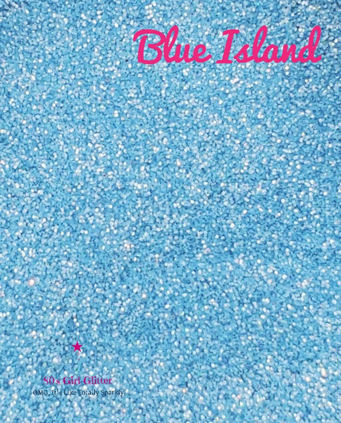 Blue Island - Glitter - Blue Glitter - Blue Ultra Fine Pearlescent Glitter