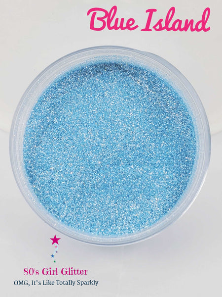 Blue Island - Glitter - Blue Glitter - Blue Ultra Fine Pearlescent Glitter